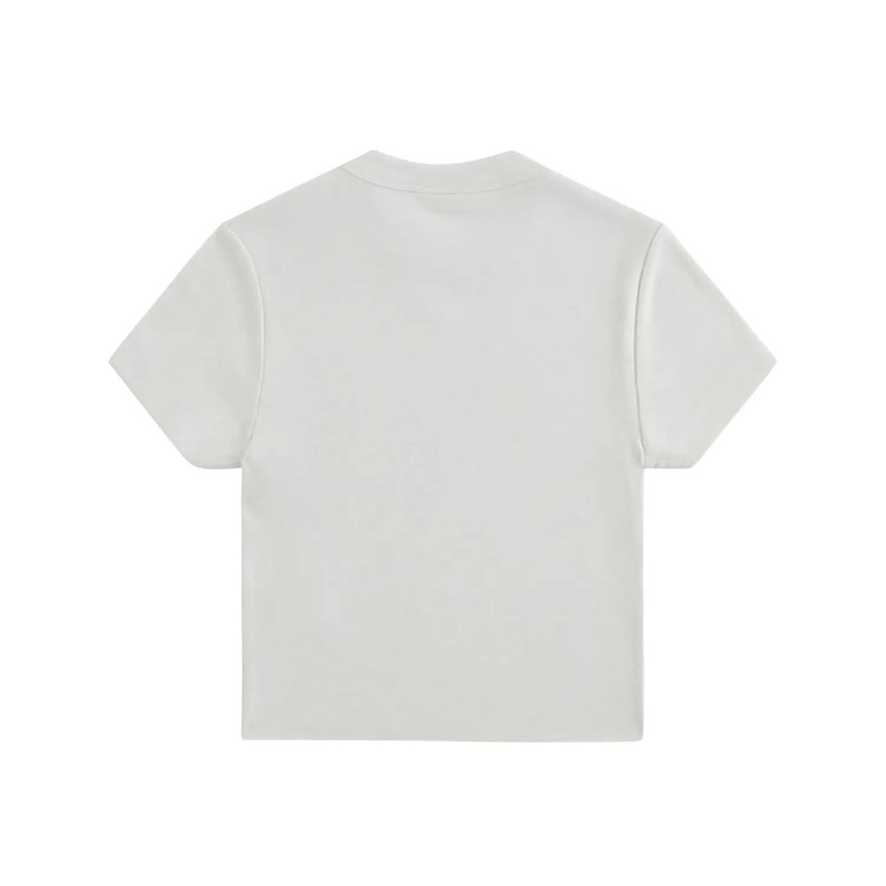 Kith Women Mulberry II Tee Crop Top T Shirt Bare Beige Short Sleeve Shirt XS - Picture 3 of 8